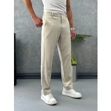 Modefendicom Baggy Kesim Düz Kumaş Pantolon