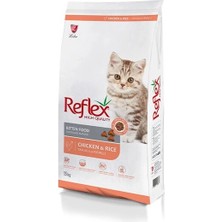 Reflex 15 kg Tavuklu Yavru Kedi Maması Kuru Mama Yavru Kediler İçin Besleyici ve Lezzetli