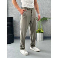 Modefendicom Baggy Kesim Düz Kumaş Pantolon