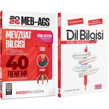 Indeks Akademi 2026 Meb Ags Mevzuat Bilgisi 40 Deneme ve Akm Dil Bilgisi Soru Bankası Seti 2 Kitap