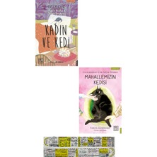 Athica Books Kadın ve Kedi + Mahallemizin Kedisi 2 Kitap Set + Özel Cetvel
