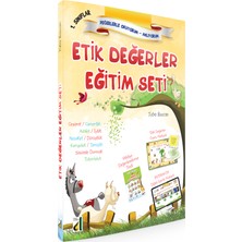 Damla Yayınevi Tuba Bozcan 1. Sınıflar İçin Etik Değerler Eğitim Seti (10 Kitap+Hds) Türkçe Masal & Öykü