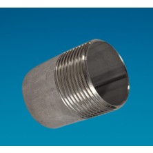Kazey Teknik Tek Taraflı Nipel 304 Paslanmaz 3/4 (1 PAKET 5 ADET)