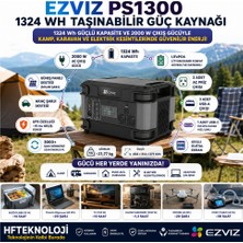 Ezviz Ezvız Yüksek Güç Tüketen Cihazlar Için ,1324 Wh Taşınabilir Güç Kaynağı
