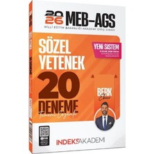 2026 Meb Ags Sözel Yetenek 20 Deneme Indeks Akademi