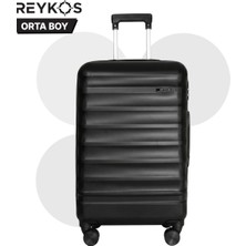 Reykos Rey-Way Siyah Orta Boy Valiz