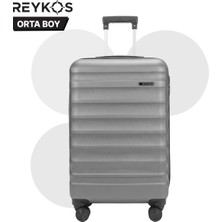 Reykos Rey-Way Gri Orta Boy Valiz