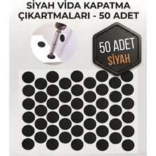 KACAR Yapışkanlı Vida Kapatıcı Tapası - Mobilya Vida Gizleme Kapağı
