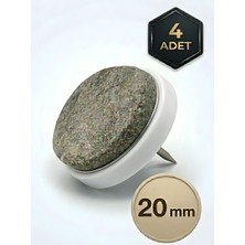 KACAR 20 mm Sandalye Ayağı Keçeli Mobilya Pabucu - Parke Zemin Koruyucu Sessiz Masa Ayağı