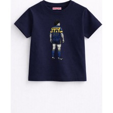 Rabona Fashion Boca Juniors Diego Armando Maradona Çocuk Tişörtü