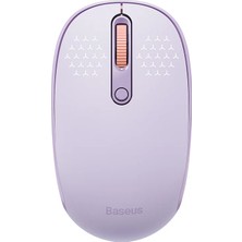 BASEUSONLINE Baseus F01B Şık ve Sessiz Kablosuz Mouse Bluetooth 5.0 / Wireless 2.4ghz - 3 Modlu / Multi-Device