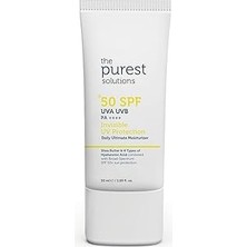 Uravas Store The Purest Solutions, Yüksek Koruma ve Nemlendirici Etkili Güneş Koruyucu Krem Spf 50, 50 ml