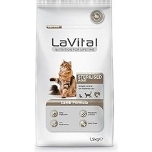 Uravas Store Lavital Kuzulu Kısırlaştırılmış Kedi Maması 1.5kg