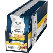 Uravas Store Gourmet Perle Izgara Tavuklu Tam Yaş Kedi Maması (26 x 85 Gr)