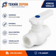 Kalde PPRC Küresel Vana 20 mm Plastik Su Vanası