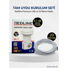 Tekli Lnb ve 20 mt Kablo ile Kurulum Seti