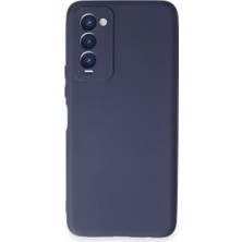 Uravas Store Newface Tecno Camon 18 Kılıf First Silikon - Lacivert