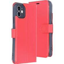 Uravas Store Newface Apple Iphone 11 Kılıf Trend S Plus Kapaklı Kılıf - Kırmızı