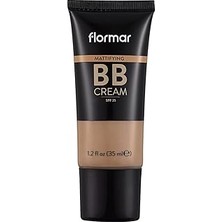Uravas Store Flormar Yağlı &amp; Karma Ciltlere Özel Parlama Önlemeye Yardımcı SPF25 Mat Bitişli Bb Krem 003 Lig