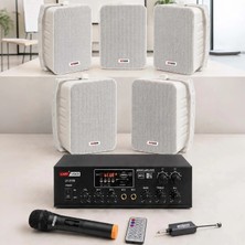 Lastvoice Large Plus Paket-4 Hoparlör ve Anfi Anons Ses Sistemi Seti