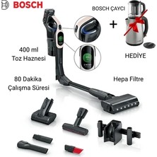 Unlimited 10 Şarjlı Süpürge+Bosch Cam Demlikli Çay Makinesi Hediye