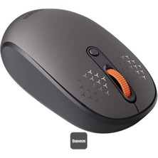 BASEUSONLINE Baseus F01A 2.4 Ghz USB Alıcılı Kablosuz Sessiz Mouse - 1600 Dpı Macbook Laptop Pc Uyumlu Ergonomik Optik Fare