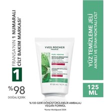 Yves Rocher 3'ü 1 Arada Siyah Nokta Karşıtı Peeling Etkili Vegan Organik Naneli Yüz Jeli