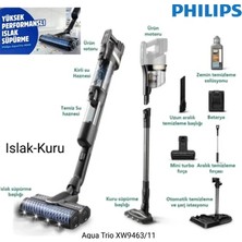 Philips 9000 Serisi , Otomatik Temizleme ve Şarj Istasyonu​,aquatrıo Kablosuz Dikey Süpürge