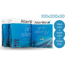 Allerworx Anti Toz Akarı Anti Alerjik Tek Kişilik Yatak Takımı 100X200X30