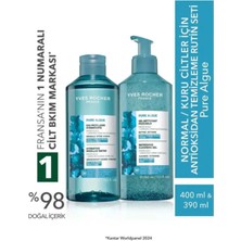 Yves Rocher Saf Algue Antioksidan Temizleme Seti Normal Kuru Ciltler Için Micellar Su ve Yüz Jeli