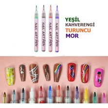 Gaman Frenç Kalemi - Nail Art Kalemleri - Nail Art Nail Için Oje Kalemler 0.7mm Tırnak Boyama Kalemi