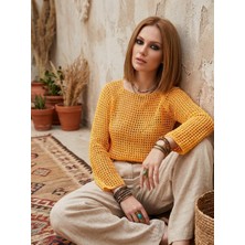 Talin Handmade El Yapımı Organik Pamuk File Bluz – Hafif ve Nefes Alabilen Şık Tasarım