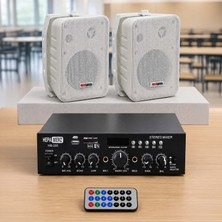 Lastvoice Ekonomi Wall Paket-2W Anfi ve Duvar Hoparlörü Seti (1 ANFİ + 2 HOPARLÖR)