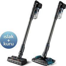 Philips 5 Aşamalı Filtreleme Sistemli, LED Başlıklı, Akıllı Dijital Ekran, 80 Dk Çalışma Süreli, Islak Kuru Premium Dikey Süpürge 