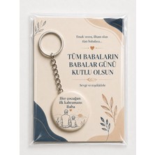 Punky Store 20 Adet Babalar Günü Kartlı Anahtarlık - 44 Mm- Metal Açacaklı Hediye