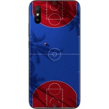 Le Balvo Redmi 9A Uyumlu Basketbol Sahası Baskılı Silikon Kılıf