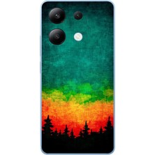 Le Balvo Redmi Note 13 4g Uyumlu Orman Gecesi Renkli Baskılı Silikon Kılıf