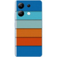 Le Balvo Redmi Note 13 4g Uyumlu Renk Geçişi Baskılı Silikon Kılıf
