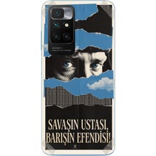 Le Balvo Redmi 10 2022 Uyumlu Savaşın Ustası Atatürk Baskılı Silikon Kılıf