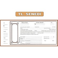 Jokey Kırtasiye (Dolar-Türk Lirası-Euro) Senet Karnesi 20yaprak (Seçenekli Ürün)