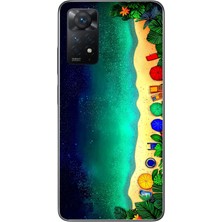 Le Balvo Redmi Note 11 Pro 4g Uyumlu Tatil Kumsal Gecesi Baskılı Silikon Kılıf