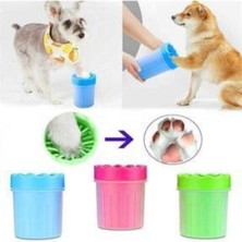 Duffa Silikon Fırçalı Köpek Pati Yıkama Aparatı Ayak Yıkama Kovası Kedi Pati Yıkama Aparatı