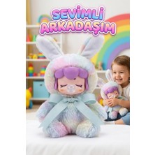 Farbu Oyuncak Nansi Figür Bebek - 17 cm Emzikli Kurdeleli Sevimli Uyku Arkadaşım Peluş Kostümlü Oyuncak Bebek