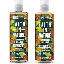 Uravas Store Faith In Nature Grapefruit&amp;orange%99 Doğal Tazeleyici Şampuan + Saç Kremi 400ML