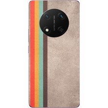 Le Balvo Honor Magic 7 Lite Uyumlu Retro Gökkuşağı Baskılı Silikon Kılıf