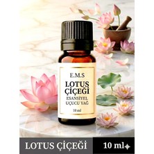 Ems E.M.S LOTUS ÇİÇEĞİ Uçucu Yağ Buhurdanlık Yağı Difüzör Esansı Oda Kokusu Esansı MUM ESANSI 10 ML.