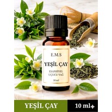 E.M.S Yeşil Çay Esansiyel Uçucu Yağ Buhurdanlık Ortam Kokusu Yağı Difüzör Esansı Aromaterapi Ortam Kokusu 10 ml
