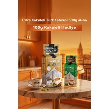 Aladeeb Extra Kakuleli Türk Kahvesi 500G + Kakuleli 100G Hediye Bayram Özel Paket
