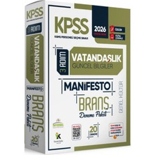 Informal Yayınları 2026 Kpss Genel Kültür 3 Adım Vatandaşlık Manifesto 20 Deneme