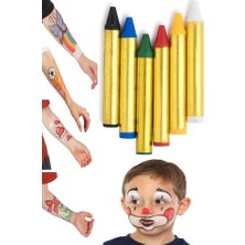 ArtMaster Yüz Boyası 6 Renk 1 Paket Bubu Face Paint Yüz Boyası Canlı Renkler Sağlığa Zararsız Kreş Okul Öncesi
